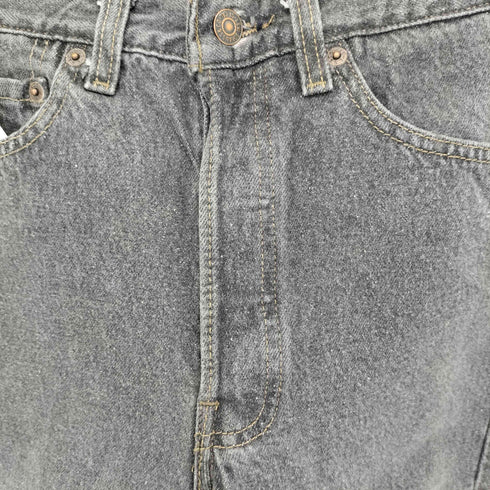 リーバイス Levis 90S 93年製 USA製 552刻印 サンアンジェロ工場 501 先染めブラックデニム ミントコンディション メンズ W28 L34