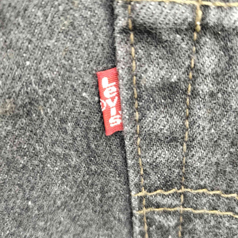 リーバイス Levis 90S 93年製 USA製 552刻印 サンアンジェロ工場 501 先染めブラックデニム ミントコンディション メンズ W28 L34
