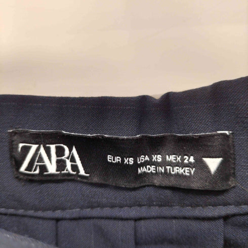 ザラ ZARA ストライプ柄アシンメトリープリーツデザインスカート レディース JPN:XS