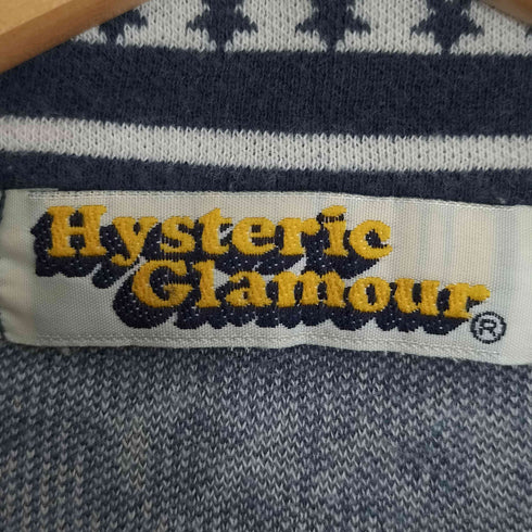 ヒステリックグラマー HYSTERIC GLAMOUR 90s FREAKY スキッパー コットン ニットポロシャツ レディース FREE