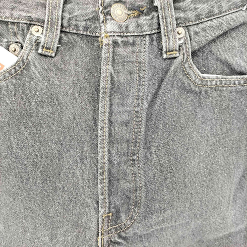 リーバイス Levis 90S 93年製 USA製 552刻印 サンアンジェロ工場 501 先染めブラックデニム ミントコンディション メンズ W28 L34