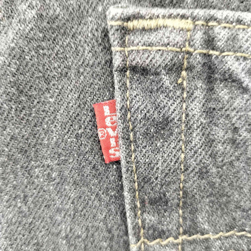 リーバイス Levis 90S 93年製 USA製 552刻印 サンアンジェロ工場 501 先染めブラックデニム ミントコンディション メンズ W28 L34