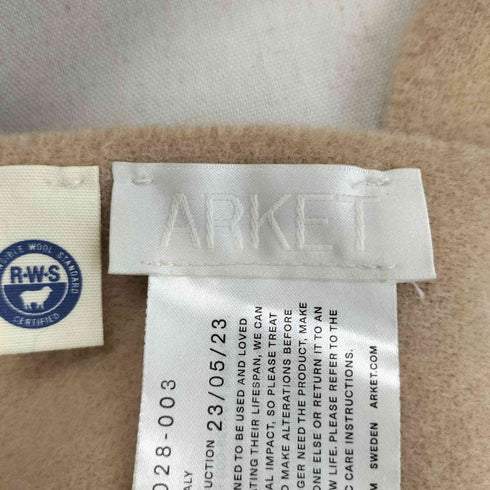 アーケット ARKET ウールフリンジマフラー レディース