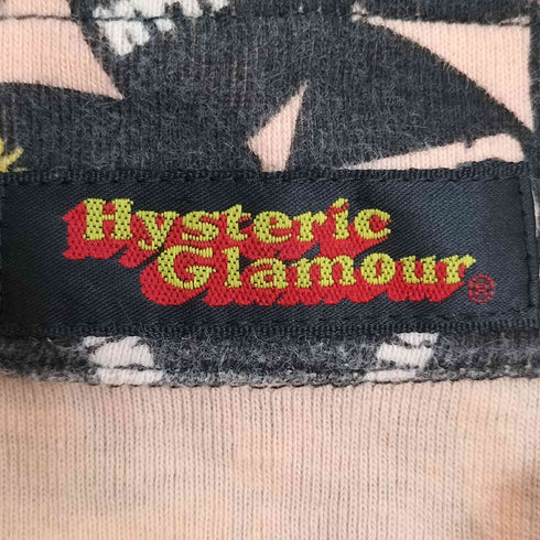 ヒステリックグラマー HYSTERIC GLAMOUR 90s ピック柄 ロングスリーブ ポロシャツ レディース FREE