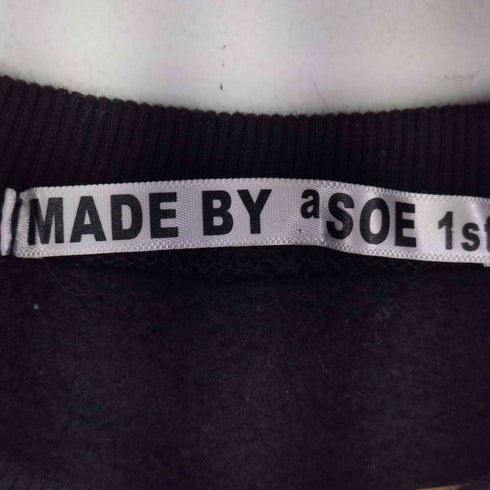 MADE BY SOE プリントクルーネックスウェット メンズ FREE