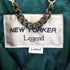 ニューヨーカー NEWYORKER 90S Legend 裏地 キルティング 錨ボタン ウール Pコート メンズ import:L