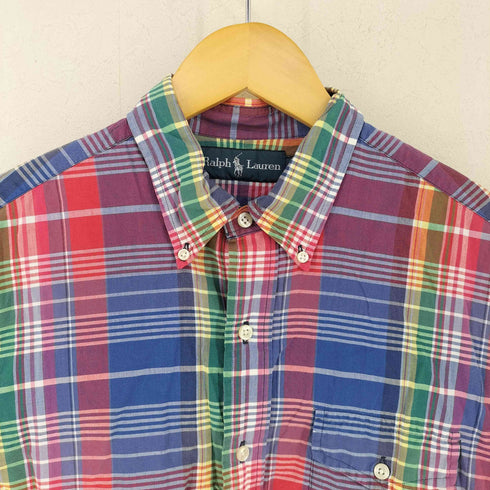 ラルフローレン RALPH LAUREN チェック BDシャツ メンズ import:M