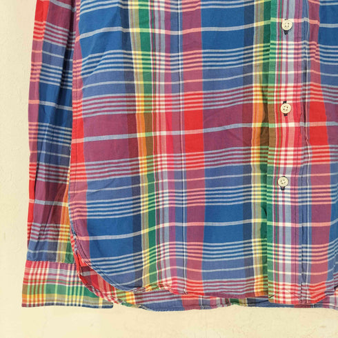 ラルフローレン RALPH LAUREN チェック BDシャツ メンズ import:M