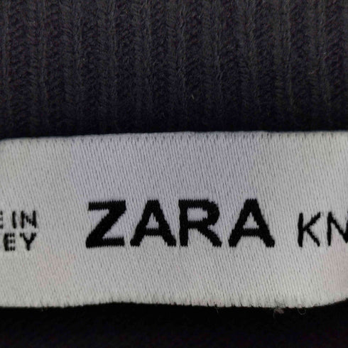 ザラ ZARA プリントクルーネックニット メンズ M
