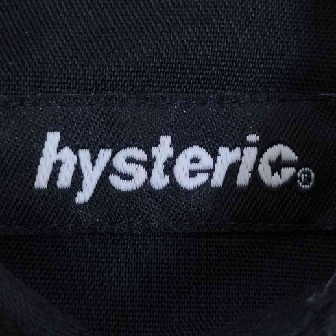 ヒステリック HYSTERIC 00s アームロゴ刺繍 ダイスジップ ウエスタンシャツ メンズ FREE