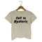 ヒステリックス HYSTERICS Call to Hysterics 背面キャラクタープリント Tシャツ レディース 130