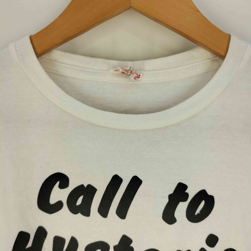 ヒステリックス HYSTERICS Call to Hysterics 背面キャラクタープリント Tシャツ レディース 130