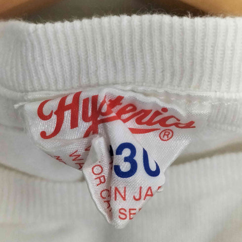 ヒステリックス HYSTERICS Call to Hysterics 背面キャラクタープリント Tシャツ レディース 130