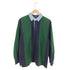 ブルックスブラザーズ BROOKS BROTHERS 香港製 バイカラー L/S ポロシャツ メンズ import:M