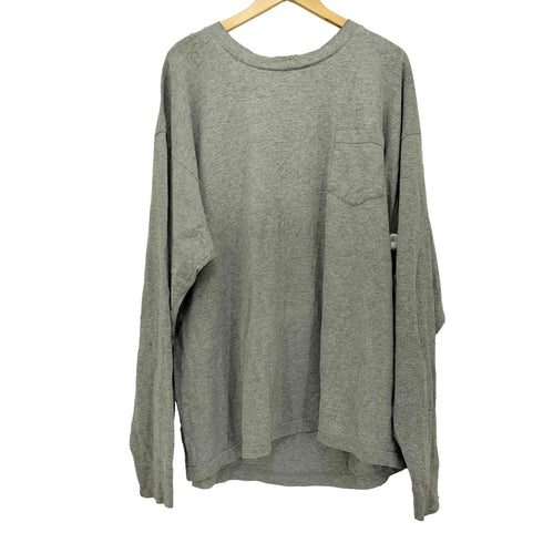 ベイサイド BAYSIDE 90S USA製 HEAVY WEIGHT ロングスリーブクルーネックポケットTシャツ メンズ 2X-LARGE