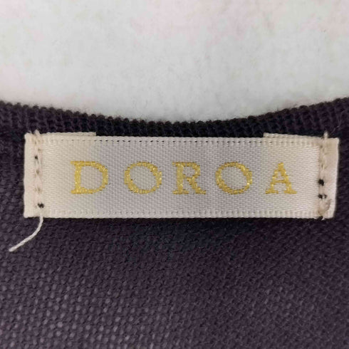 DOROA 変形ボートネックニット レディース