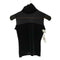 フォクシーニューヨーク FOXEY NEW YORK メッシュ切替 ベロア ハイネックカットソー レディース JPN:38