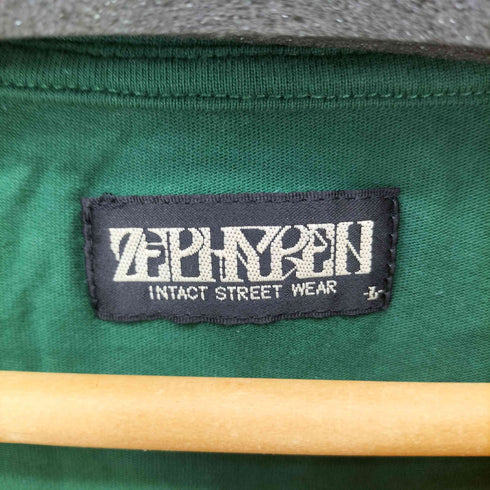 ゼファレン ZEPHYREN フロントプリント ツートーン S/S Tシャツ メンズ JPN:L