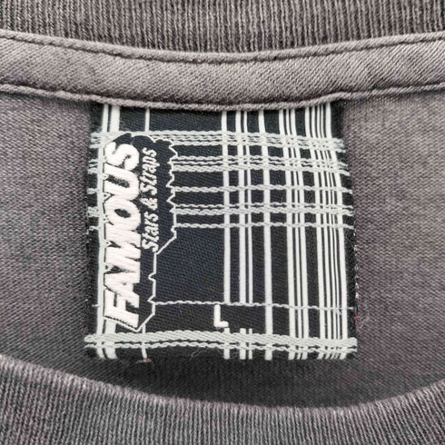 Famous Stars and Straps 00S メキシコ製 ロゴプリント ショートスリーブクルーネックTシャツ メンズ import:L