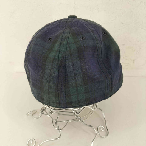 POTEN PROFESSIONAL BASEBALL CAP COTTON/LINEN BLACK WATCH メンズ M