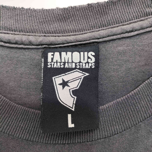 Famous Stars and Straps 00S ロゴプリント ショートスリーブクルーネックTシャツ メンズ import:L