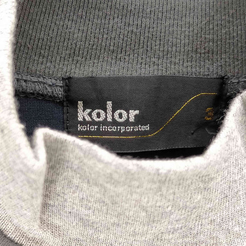 カラー kolor モックネック半袖シャツ メンズ JPN:3