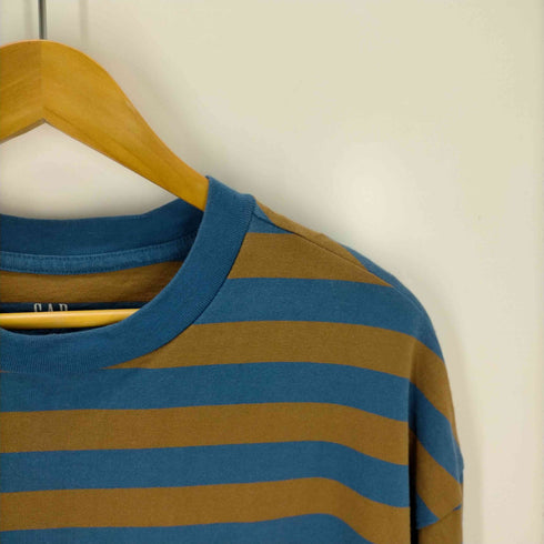 ギャップ Gap ボーダーポケットロングスリーブTシャツ メンズ import:XS