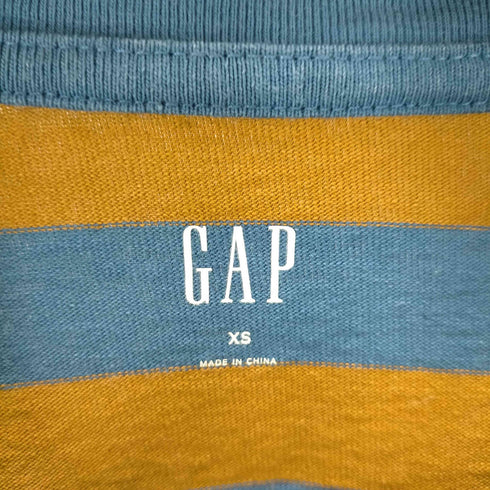 ギャップ Gap ボーダーポケットロングスリーブTシャツ メンズ import:XS