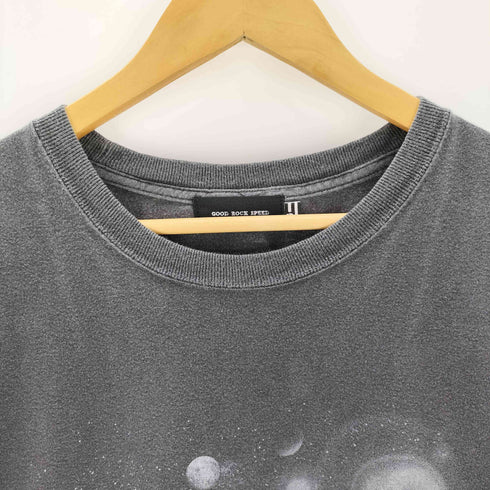 グッドロックスピード GOOD ROCK SPEED ヴィンテージ加工 バンドプリントクルーネックTシャツ メンズ
