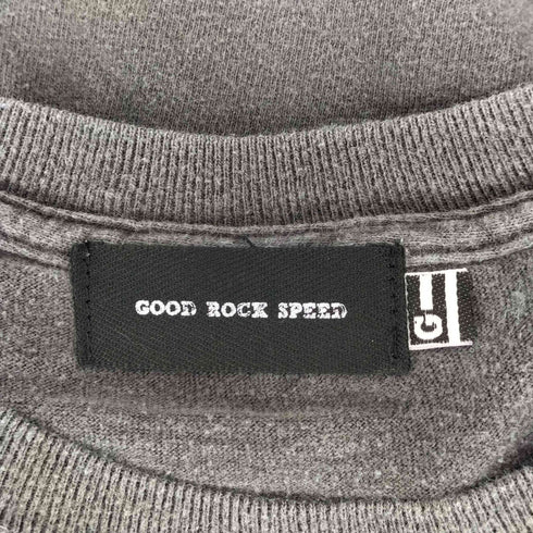 グッドロックスピード GOOD ROCK SPEED ヴィンテージ加工 バンドプリントクルーネックTシャツ メンズ