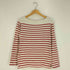 ラルフローレン RALPH LAUREN ボーダー ボートネック ロングスリーブ Tシャツ レディース import:S