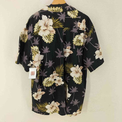 総柄コットン オープンカラーシャツ メンズ 2XL