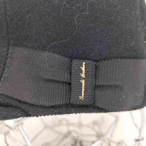 カシラ CA4LA レザー切替 ウール6パネルキャップ レディース