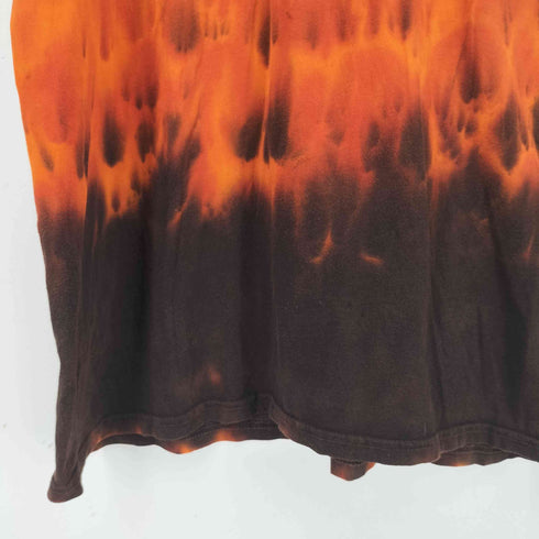 ハーレーダビッドソン HARLEY-DAVIDSON 00s ファイヤーパターン Z両面プリントクルーネックTシャツ メンズ JPN:XL