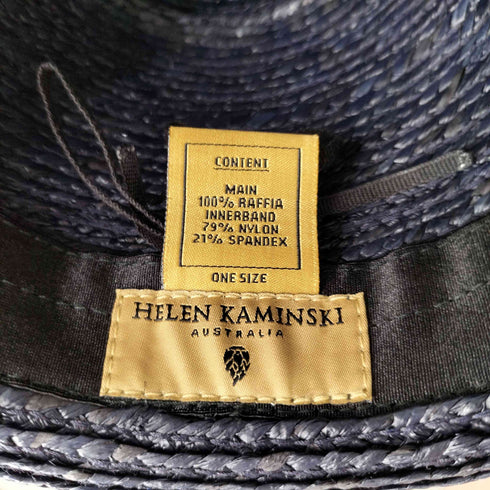 ヘレンカミンスキー HELEN KAMINSKI ループベルト 中折れ麦わらハット レディース ONE SIZE