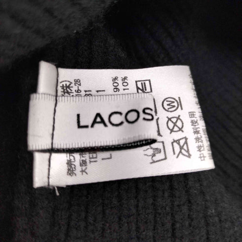 ラコステ LACOSTE カシミヤブレンド バルキーウール ニットキャップ レディース
