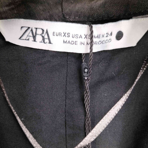 ザラ ZARA WASHED TIED VEST ウォッシュ加工タイドベスト レディース import:XS