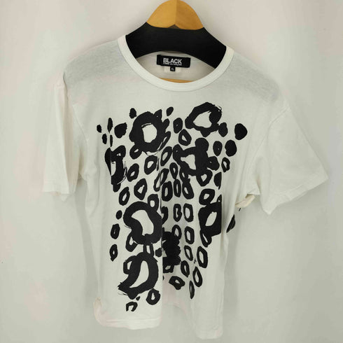 ブラックコムデギャルソン BLACK COMME des GARCONS AD2021 Leopard Print TEE 半袖Tシャツ メンズ JPN:XL