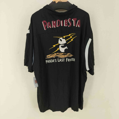 パンディエスタジャパン PANDIESTA JAPAN 両面アニマル刺繍ボーリングシャツ メンズ 4L