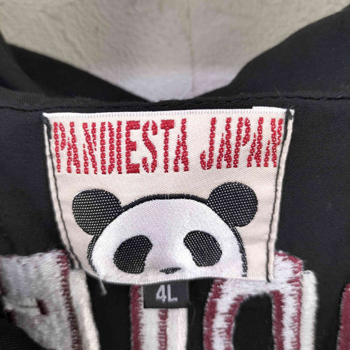 パンディエスタジャパン PANDIESTA JAPAN 両面アニマル刺繍ボーリングシャツ メンズ 4L