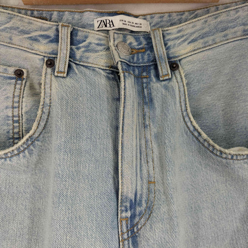 ザラ ZARA baggy fit bermuda jorts バギーデニムパンツ メンズ 38
