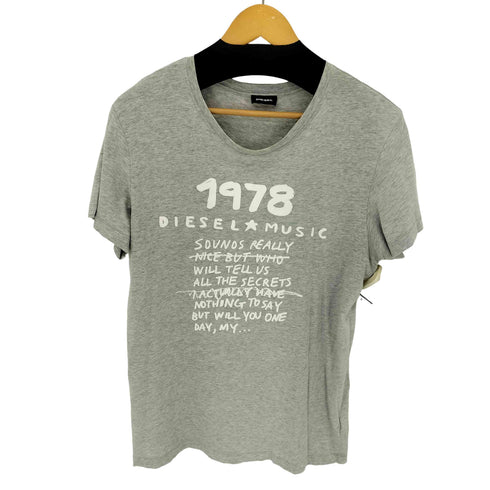 ディーゼル DIESEL DIESEL MUSIC 1978 S/S T-Shirt メンズ import:M