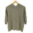 ザラ ZARA リネン混ニットフーディー レディース import:M