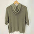 ザラ ZARA リネン混ニットフーディー レディース import:M