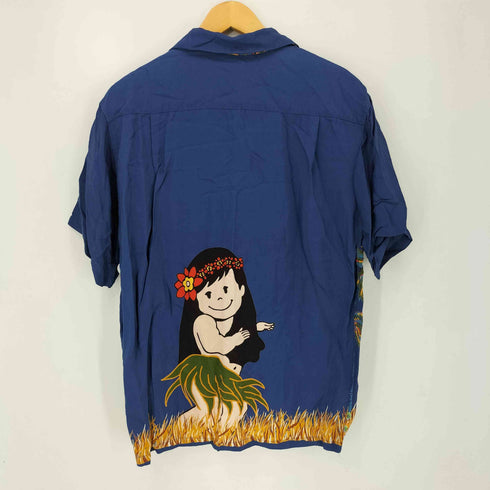88TEES USA製 総柄 アロハシャツ メンズ import:M