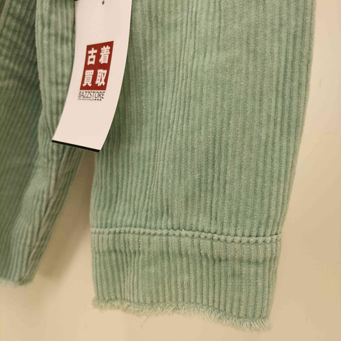 ザラ ZARA 太畝 コーデュロイ カスタム カットオフ トラッカー ジャケット レディース import:XS