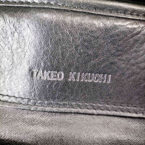タケオキクチ TAKEO KIKUCHI 裏地ストライプ スクエア ショルダーバッグ メンズ