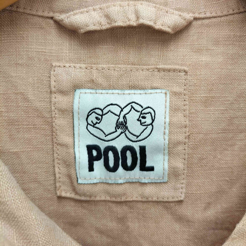 イデープール IDEE POOL リネン シャツ ギャザー ワンピース レディース ONE SIZE