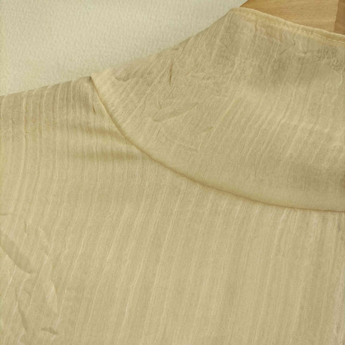 ザラ ZARA SEMI-SHEER WRINKLE EFFECT BLOUSE セミシアー シワ加工ブラウス レディース import:XS