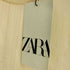 ザラ ZARA SEMI-SHEER WRINKLE EFFECT BLOUSE セミシアー シワ加工ブラウス レディース import:XS